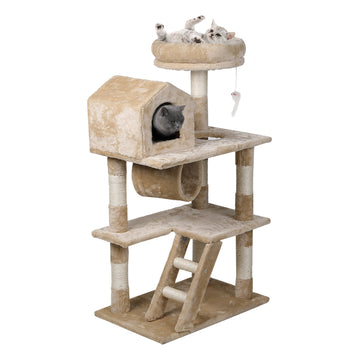 Cat Tree Tower Condo House Post Scratching Furniture Play Pet Activity Kitty Bed PaWz